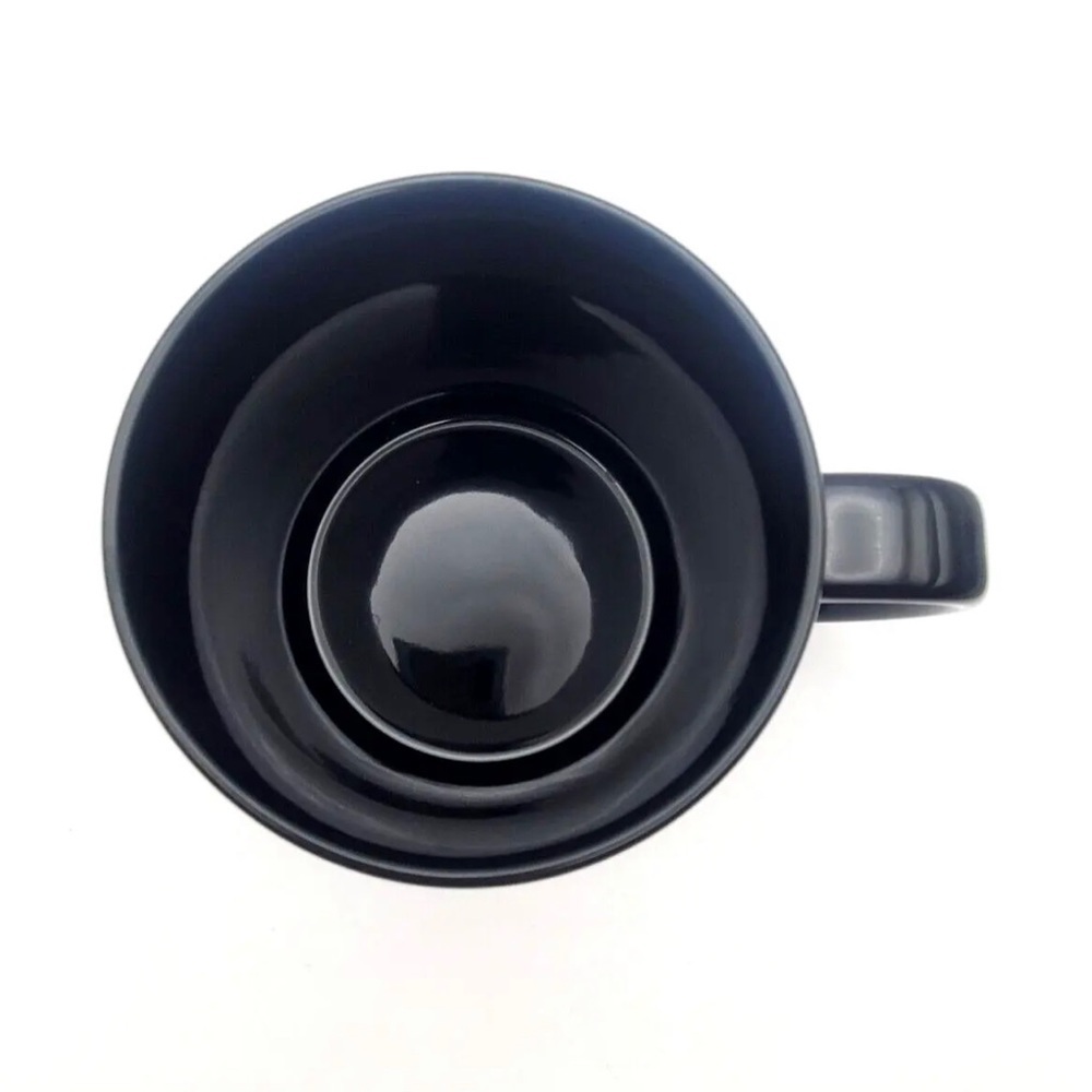 Disney Store Tinkerbell Extra Large Black 20 oz Coffee Mug - Picture 5 of 7